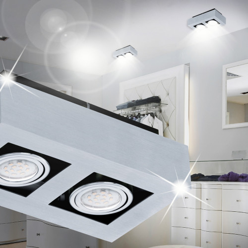 LED Ceiling Modern/ Silver/ Light spotlight Mounted spot