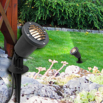 Ground stake ↥280mm/ Anthracite/ Aluminium/ OUTDOOR Garden lamp light spike spotlight Outdoor
