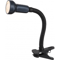 Clip light Blue/ Lamp Office Reading Flex Arm lamp Clip-on lighting