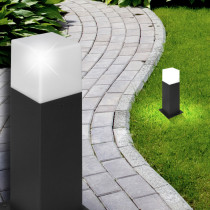 Socket ↥330mm/ LED/ Anthracite/ Black/ Aluminium/ OUTDOOR Garden lamp light Outdoor Path